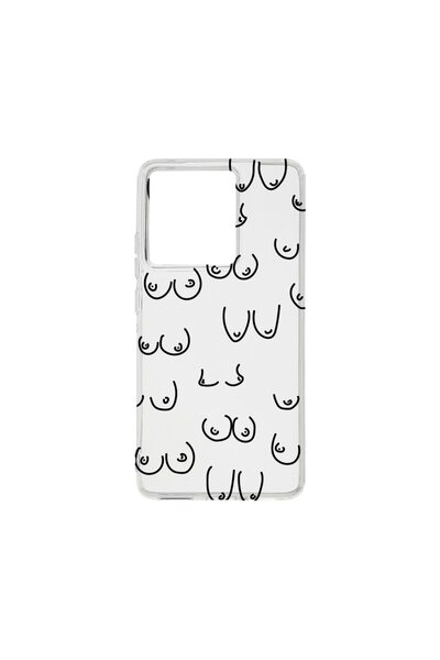 bestcase ¬Æ Husa Clear Silicon 2MM, Compatibila Cu Motorola Edge 50 Pro, Boob...