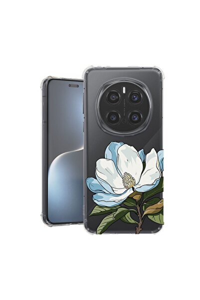 bestcase ¬Æ Husa Anti Shock Compatibila cu Honor Magic7 Pro, Floral - Blue Ma...
