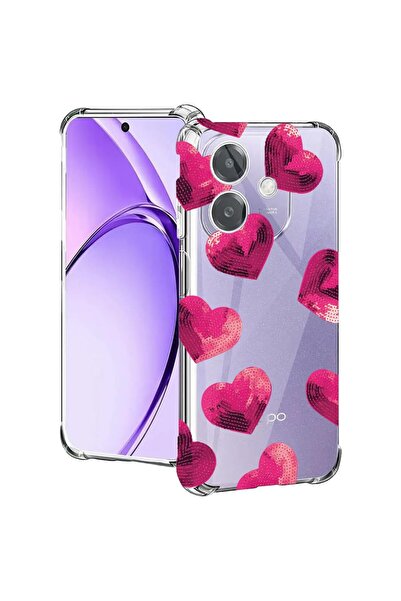 bestcase ¬Æ Husa pentru OPPO A60 5G / A40 / A40M, Anti Shock 1.5MM, Heart Pat...