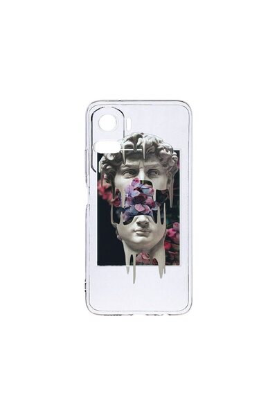 bestcase Διαφανής Θήκη Σιλικόνης 2MM, Συμβατή με Honor 90 Lite 5G, Άγαλμα Δαβ...