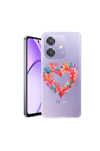 bestcase Husa pentru OPPO A40 / A40M, BestCase¬Æ Clear Silicon 2MM, Coral Hea...