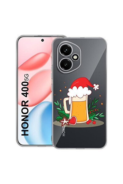 bestcase ¬Æ Husa Clear Silicon pentru Honor 400, Xmas Beer, 2036423 T 1607