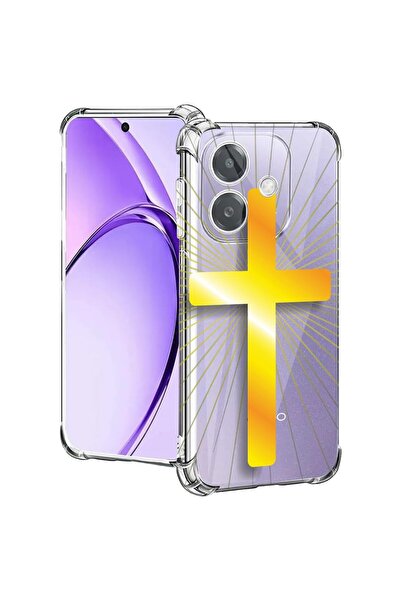 bestcase Θήκη για OPPO A60 5G / A40 / A40M, Αντικραδασμική 1.5MM, Χρυσός Σταυ...