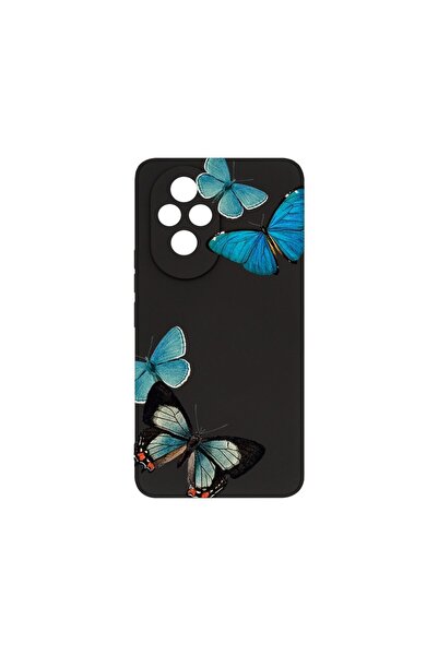 bestcase Θήκη Σιλικόνης Premium, Συμβατή με Honor 200, Όμορφες Μπλε Πεταλούδε...