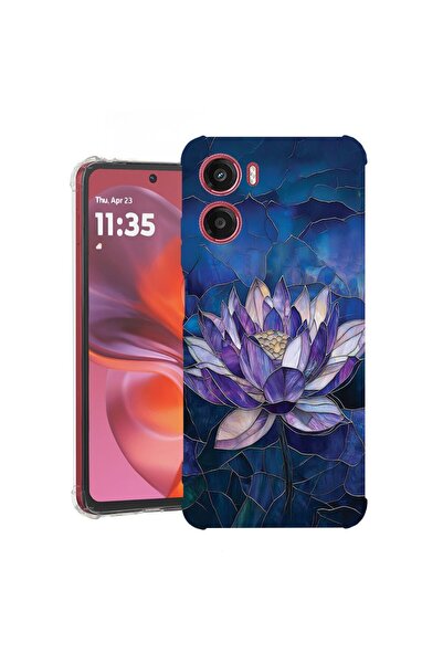 bestcase ¬Æ Husa Anti Shock Compatibila cu Motorola Moto G05 / E15, Floral - ...