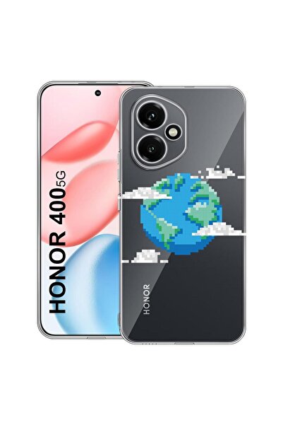 bestcase ¬Æ Husa Clear Silicon pentru Honor 400, Minecraft Earth, 2036423 T 1683