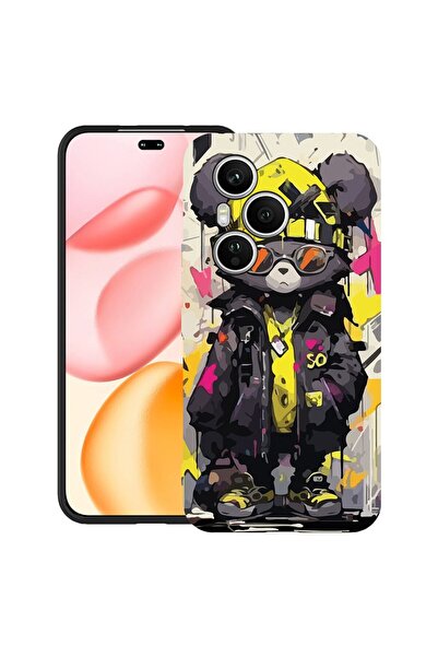 bestcase ¬Æ Husa pentru Honor 400 Pro din Silicon Ultra Slim cu Design Teddy ...