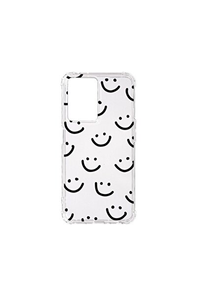 bestcase Противоударен калъф 1.5ММ, съвместим с OPPO A57s, Смайли, Удароустой...