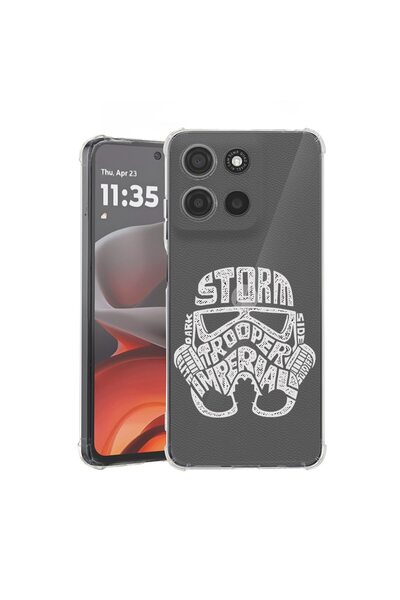 bestcase ¬Æ Husa pentru Motorola Moto G75, Anti Shock 1.5MM, Calligraphy Stor...