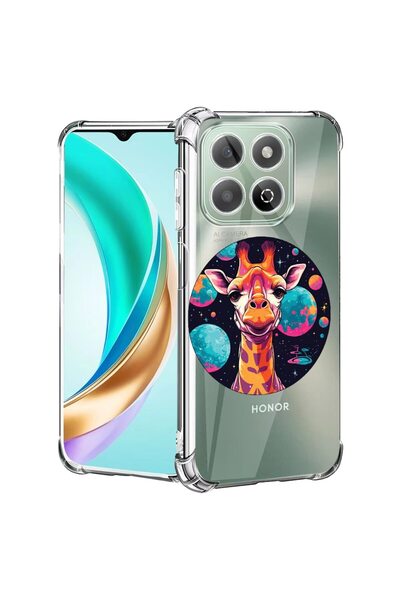 bestcase ¬Æ Husa compatibila Honor X8C, Anti Shock 1.5MM, Dream Colors Giraff...