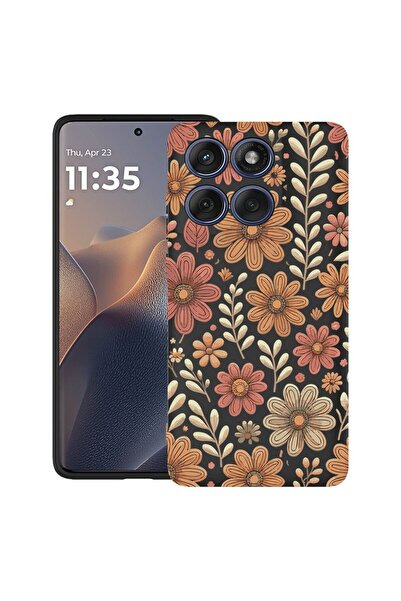 bestcase ¬Æ Husa TPU Ultra Slim Compatibila cu Motorola Moto G86 Power, Flora...