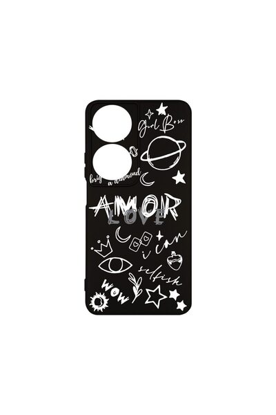 bestcase Θήκη Σιλικόνης Premium, Συμβατή με Honor X7b, Goth Love, Λεπτή 1.2 χ...