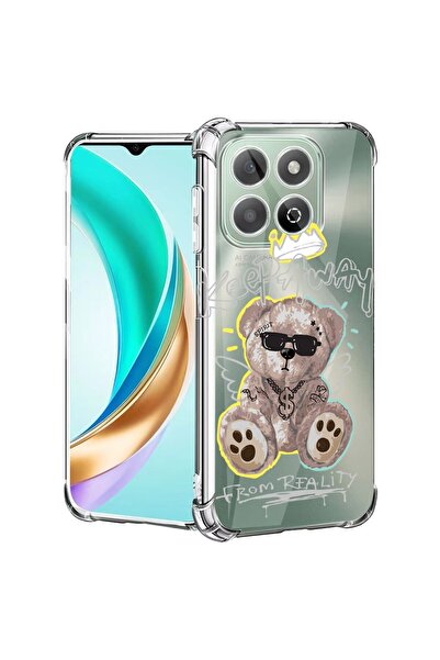bestcase Съвместим калъф за Honor X8C, Удароустойчив 1.5ММ, Мотив  "Мече, дръ...