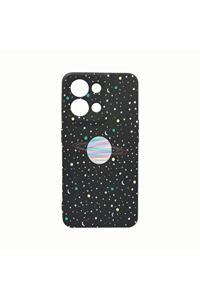 bestcase Силиконов калъф, съвместим с Oppo Reno8 Pro, с мотиви Вселена и план...