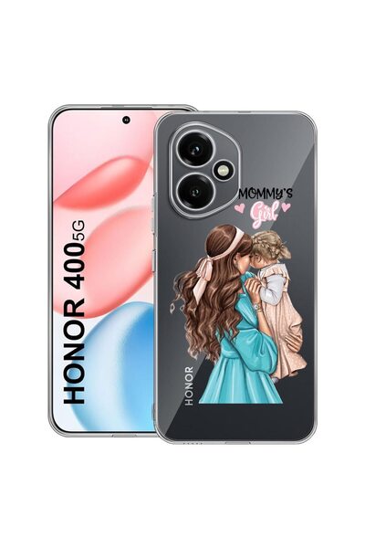 bestcase Διαφανής Θήκη Σιλικόνης για Honor 400, Κορίτσι της Μαμάς, 2036423 T 555