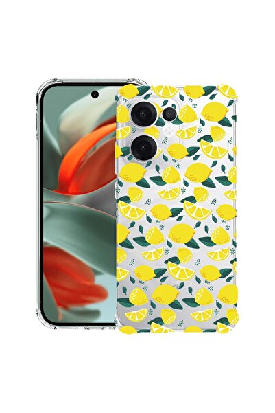 bestcase ¬Æ Husa compatibila OPPO Reno13 F 5G, Anti Shock 1.5MM, Lemon Patter...