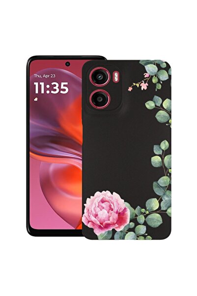 bestcase ¬Æ Husa TPU Ultra Slim Compatibila cu Motorola Moto G06, Floral - Mi...