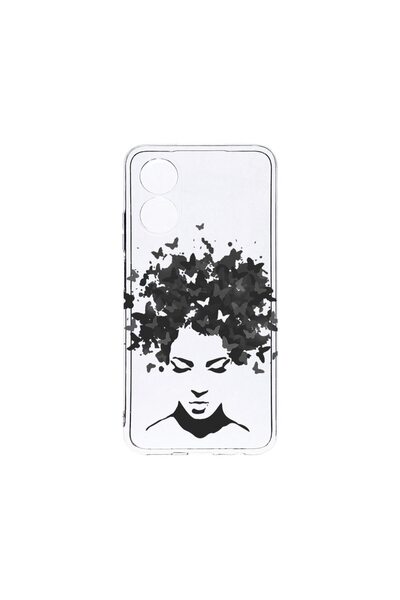 bestcase Διαφανής Θήκη Σιλικόνης 2MM, Συμβατή με OPPO A78 / A58 5G, Woman BW,...