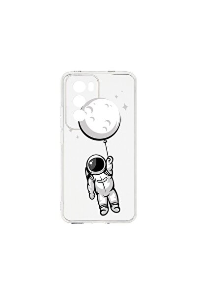 bestcase ¬Æ Husa Clear Silicon 2MM, Compatibila Cu OPPO Reno12 5G, Astronaut,...