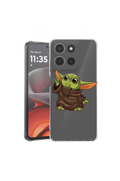 bestcase ¬Æ Husa pentru Motorola Moto G15, Anti Shock 1.5MM, Baby Yoda, Prote...