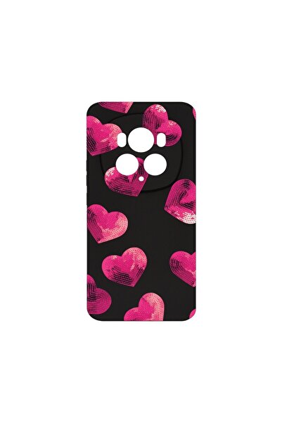 bestcase Θήκη Σιλικόνης Premium, Συμβατή με Honor Magic6 Pro, Σχέδιο Καρδιάς,...