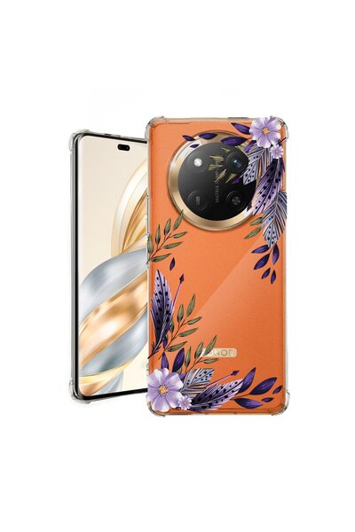 bestcase ¬Æ Husa Anti Shock Compatibila cu Honor Magic7 Lite, Floral - Levand...