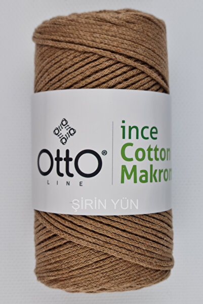 Otto İnce Cotton (Pamuk) Makrome 200 Gram 170 Metre Haki