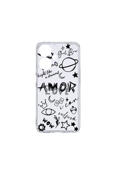 bestcase Husa BestCase¬Æ Clear Silicon, Compatibila Cu Honor X7b, Goth Love, ...