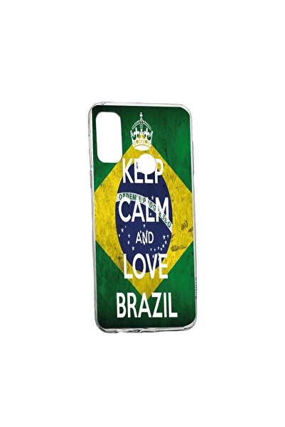 bestcase Husa Silicon Football, Brazil, Compatibila Cu Motorola Moto G60s, re...