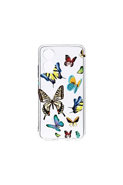 bestcase Διαφανής Θήκη Σιλικόνης 2MM, Συμβατή με OPPO A17, Όμορφες Πολύχρωμες...