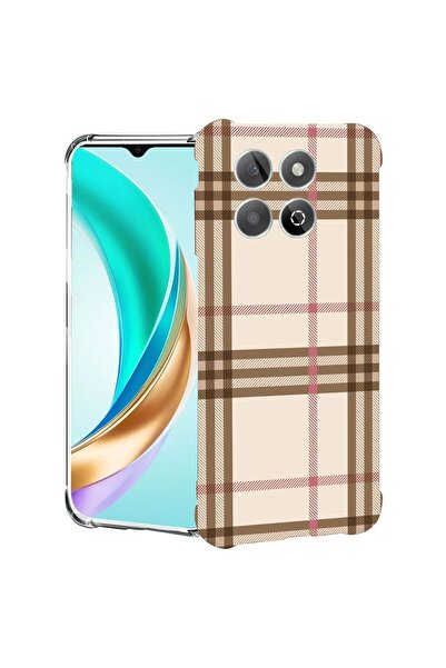 bestcase ¬Æ Husa compatibila Honor X8C, Anti Shock 1.5MM, Plaid, Protectie ca...