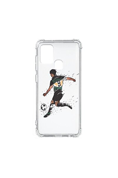 bestcase Противоударен силиконов калъф, съвместим с Motorola Moto G60s, Футбо...