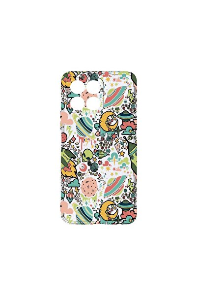 bestcase Διαφανής Θήκη Σιλικόνης 2MM, Συμβατή με Honor X6a, Universe, Planets...