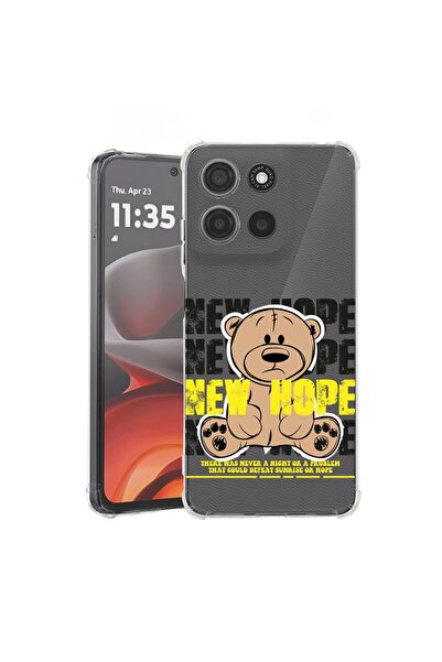 bestcase Αντικραδασμική Θήκη για Motorola Moto G86 με Σχέδιο Αρκουδάκι New Ho...
