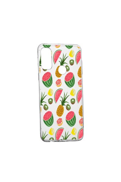 bestcase Husa Silicon Ananas, Compatibila Cu Motorola Moto E40, rezistenta la...