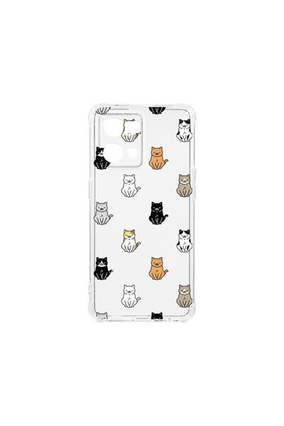 bestcase Anti Shock 1.5MM Case, Compatible with OPPO Reno 7 4G, Cat Pattern, ...