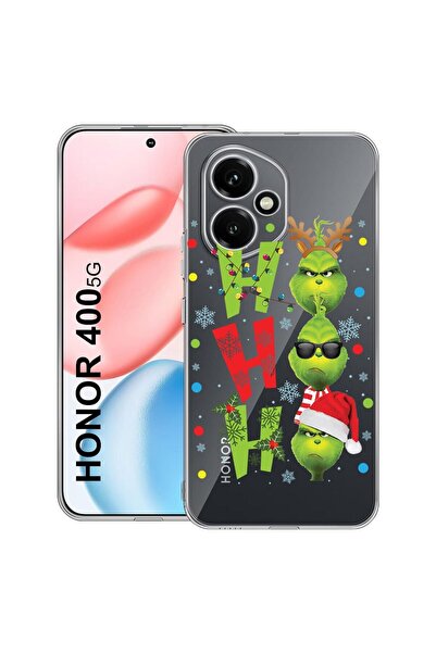 bestcase ¬Æ Husa Clear Silicon pentru Honor 400, Grinches - Ho Ho Ho, 2036423...