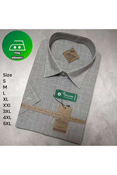 ALMİNA Classic Cut Single Pocket Cotton Shirt
