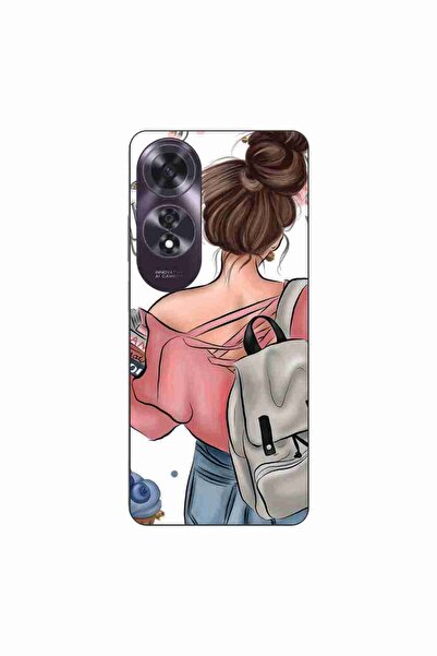 OEM Husa compatibila cu Oppo A60 4G Silicon Gel Tpu Model Girl Fashion School