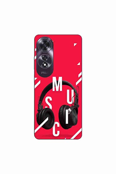 OEM Husa compatibila cu Oppo A60 4G Silicon Gel Tpu Model Music Headphones