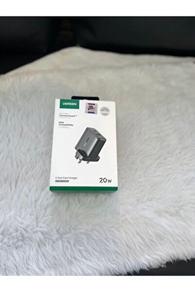 ArkanApple Ugreen 20W Fast Wall Charger Block Dual Ports Type C and USB a Pow...