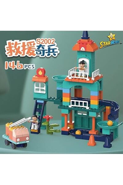 StarMarz Large Rescue Heroes Blocks, 146-piece set