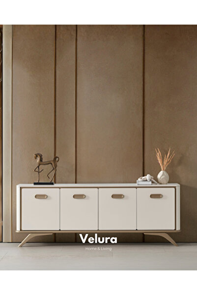Velura Home & Living Nova Konsol - Krem (Ayna Hariç)