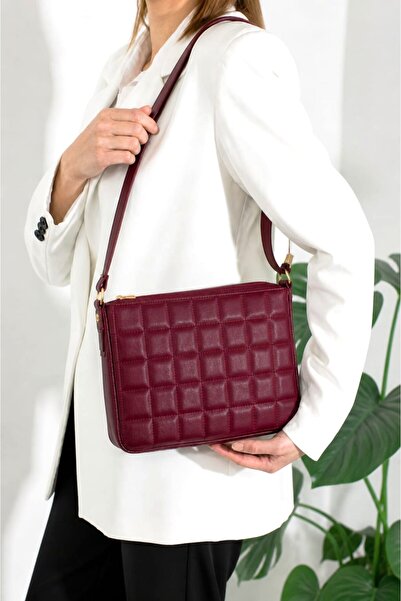 Sanmorris Women's Medium Quilted Crossbody Shoulder Bag - Stylish and Modern ...