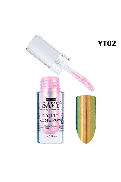 OEM Pigment pentru unghii, Pudră lichidă cu efect de crom, YT02