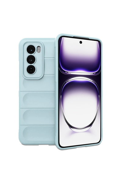 Techsuit Husa pentru Oppo Reno12, Magic Shield, protectie antisoc, bleu