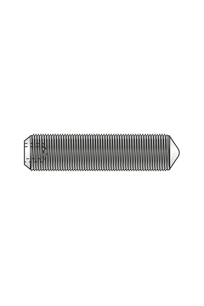 SCHAEFER Set 10 x Stift Filetat Locas Inbus Varf 914 Inox A2 -M8 x 50