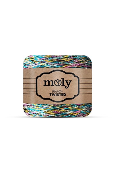 Moly Twisted Mettalik Çanta Supla Runner Metalik Sim Ip 250gr | 500 Gökkuşağı |