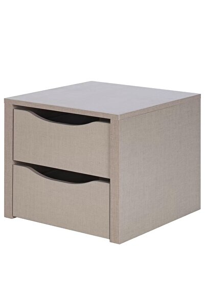 OEM Comodă compactă cu 2 sertare 45x39x45 cm – MDF imprimat și lăcuit, pentru...