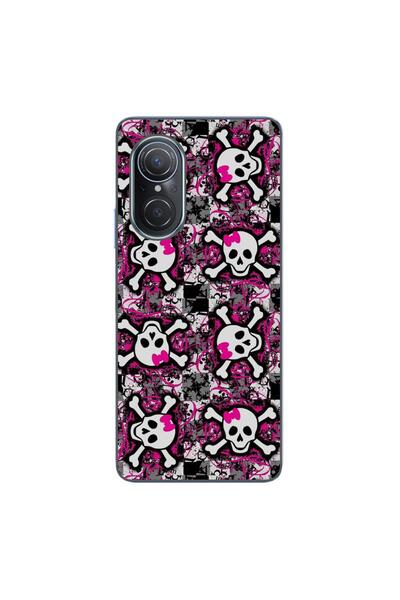 OEM Husa compatibila cu Huawei Nova 9 SE Silicon Gel Tpu Model Pop Art Skeleton